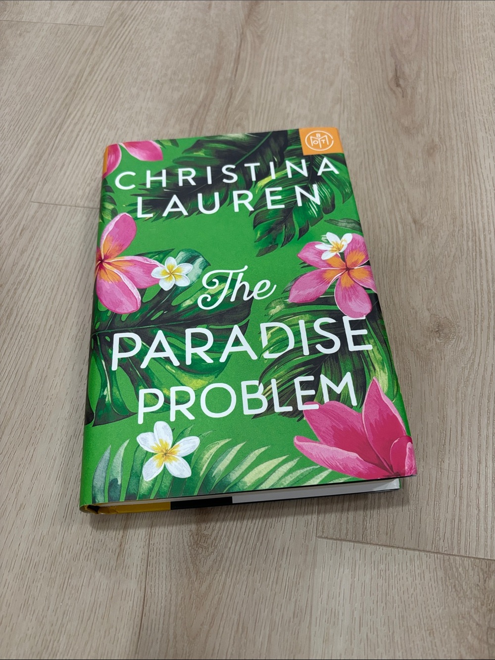 Christina Lauren "The Paradise Problem" - Bright Tropical Hardcover